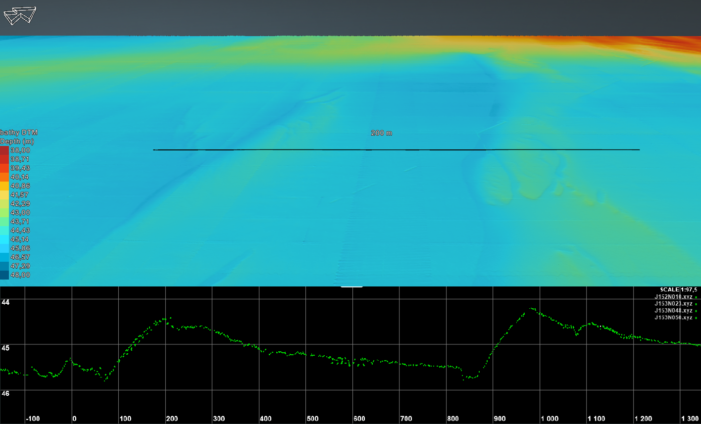 multi-beam data sms elbing north sea wrecks navisuite bathymetry profile